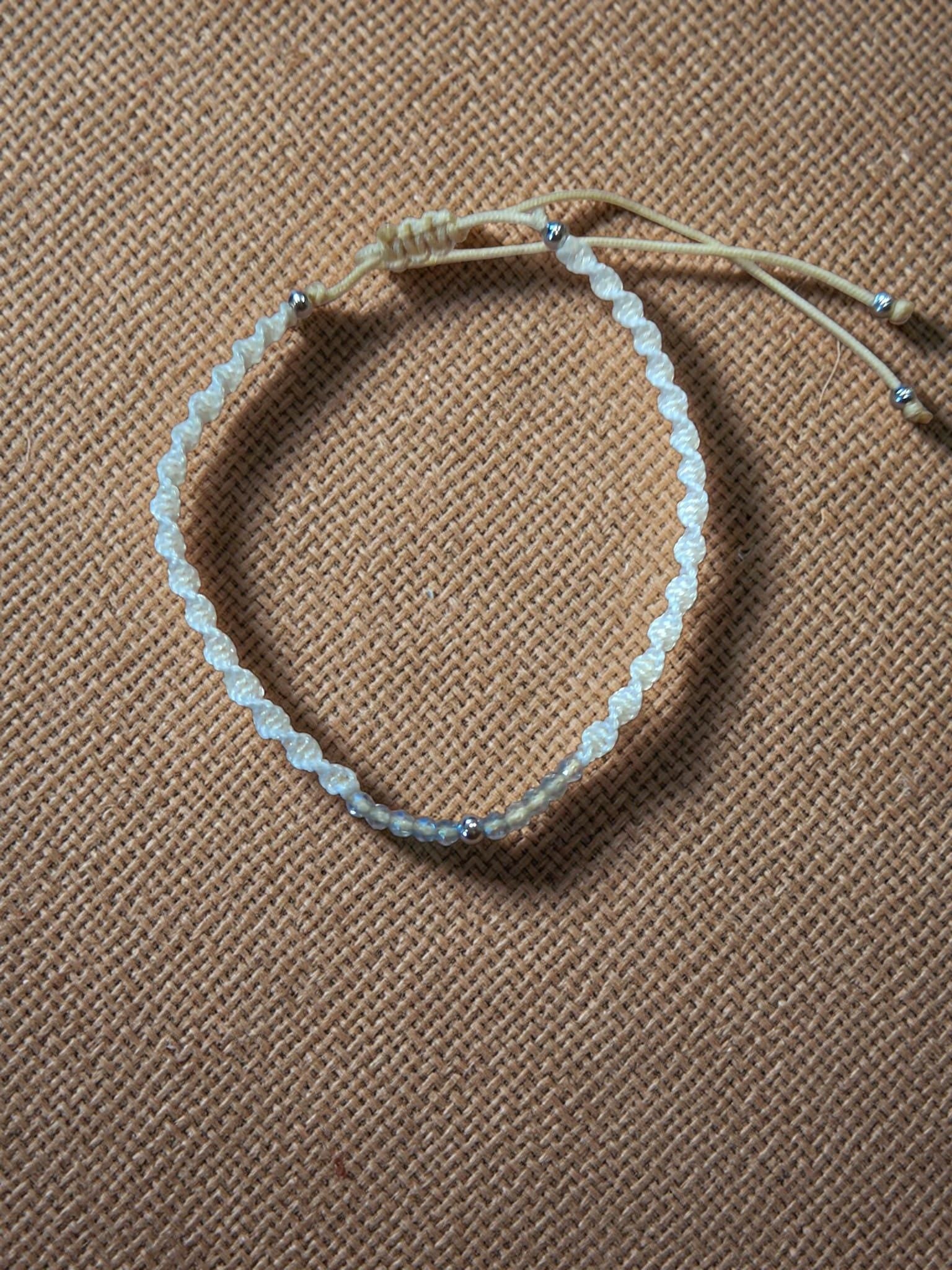 Sterling Silver Beaded Bracelet, Dainty Adjustable Bracelet, Choose Your Style, Minimalist Stacking Bracelet, Gift for Her