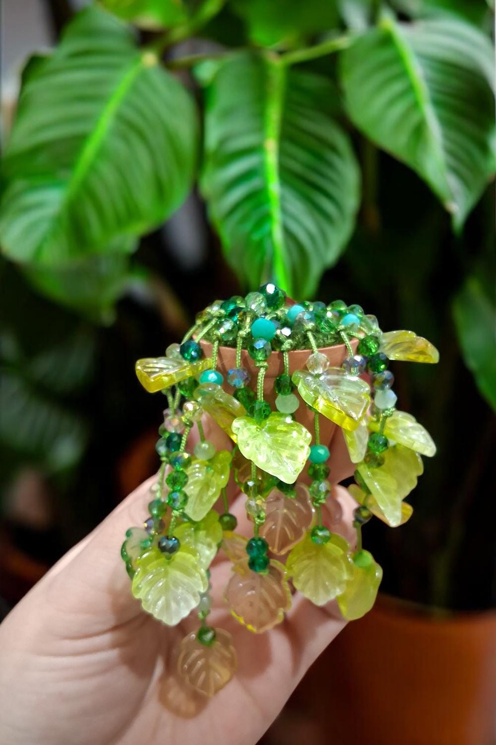 Terracotta Beaded Fridge Magnet