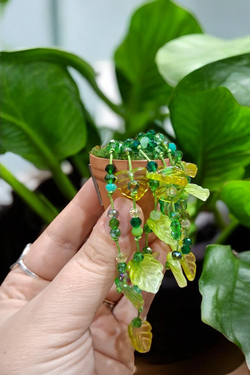 Terracotta Beaded Fridge Magnet